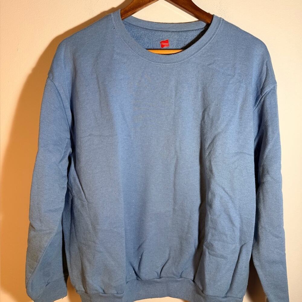 Classic Blue Hanes Sweatershirt